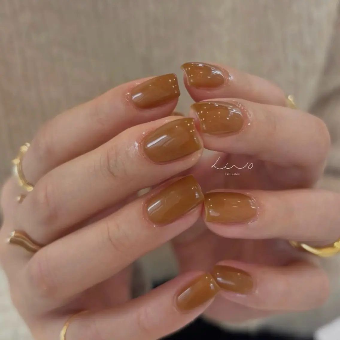 ネイル ニュアンスネイル ショートネイル ハンドネイル nail salon linoのネイルデザイン