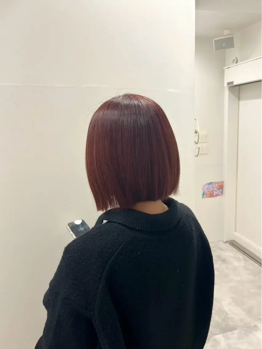 ショート カラー ピンクカラー ヘアカラー SHIAN 🧚‍♂️らんかのヘアスタイル