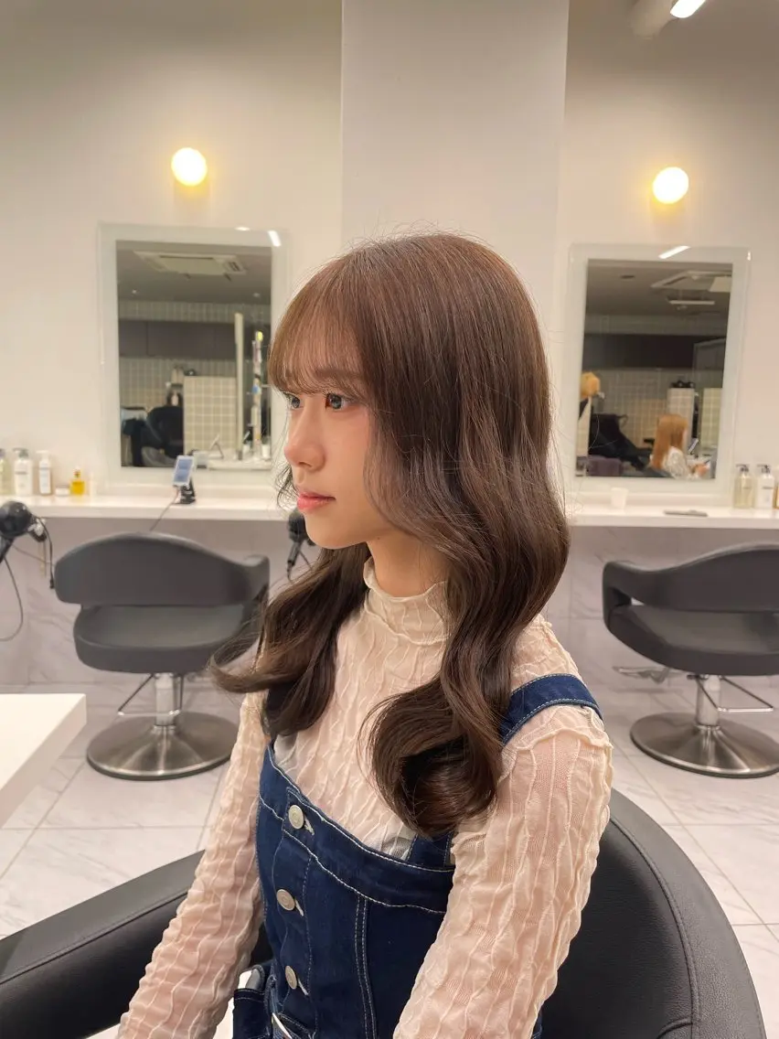 ロング カラー ヘアアレンジ ヘアカラー トリートメント ヘアセット 💗横浜美容室 💗HARUNAのヘアスタイル