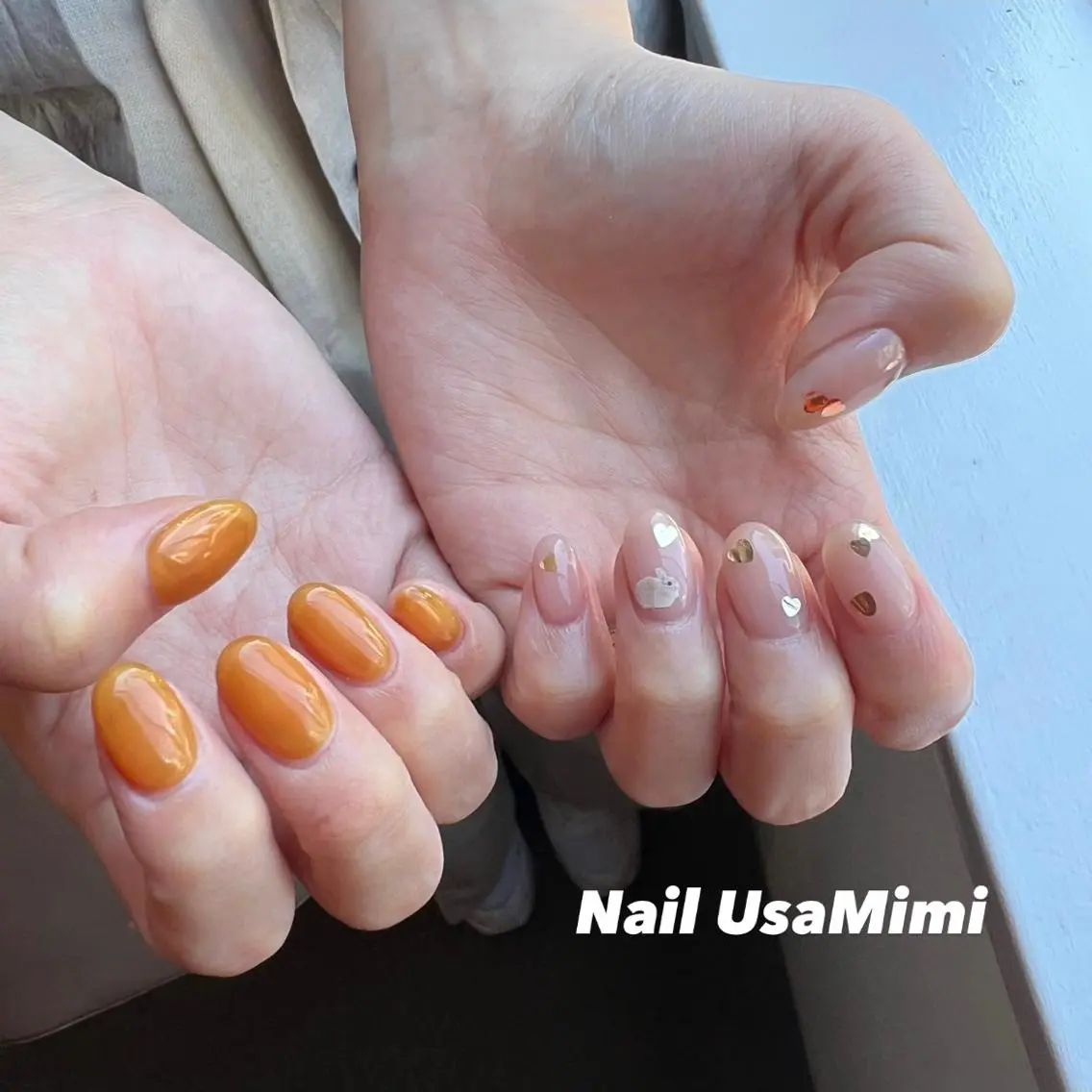 ネイル クリアネイル フットネイル ジェルネイル マグネットネイル 持ち込み 本町ネイルNail UsaMimiのネイルデザイン