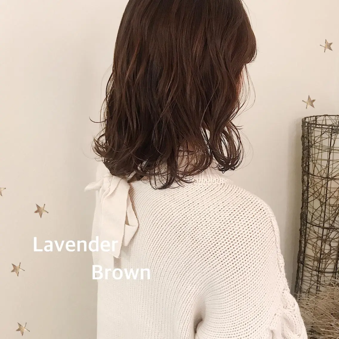 ミディアム カラー カット ヘアカラー 市川 千夏のヘアスタイル