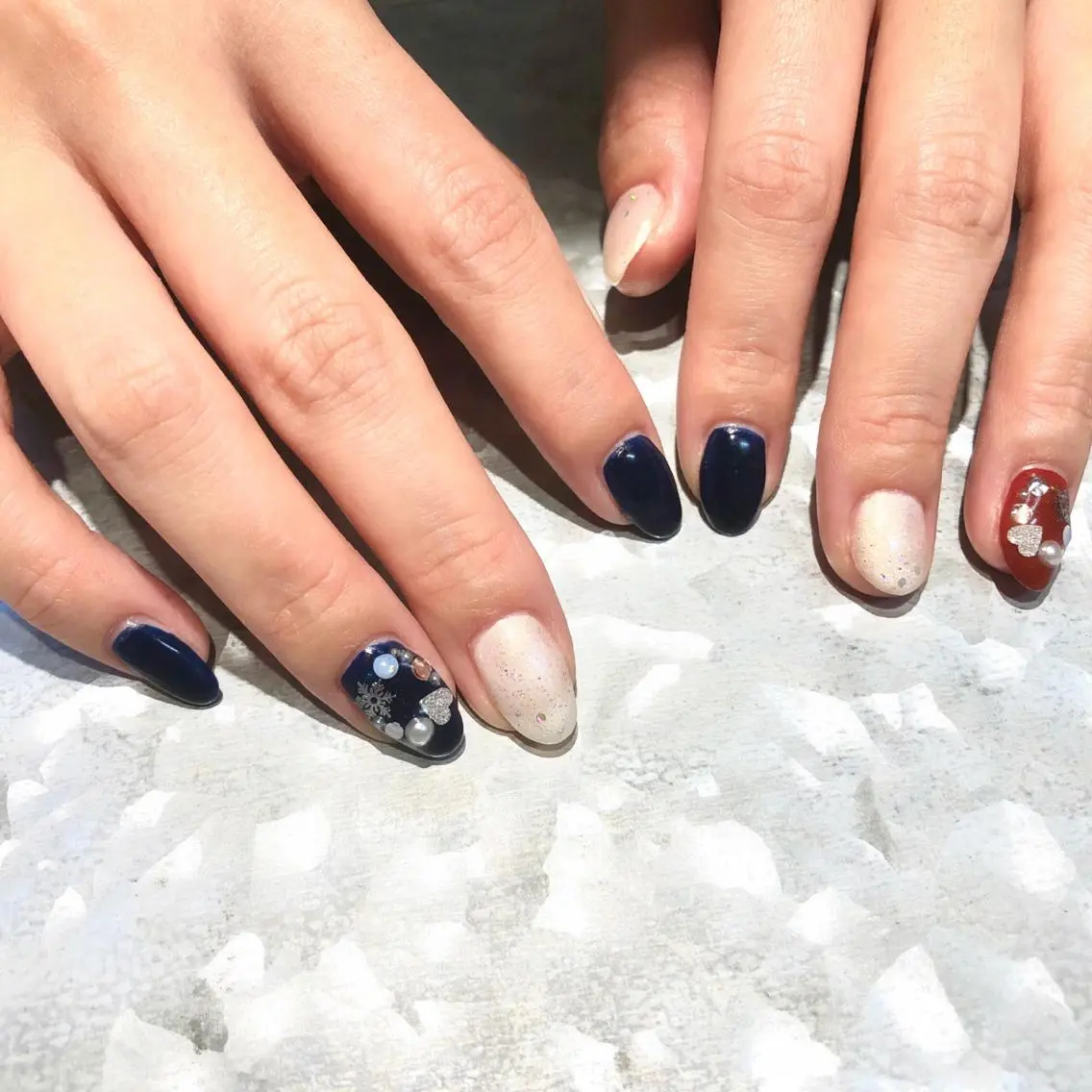 ネイル 冬ネイル クリスマス TRAM-nail moriizumiのネイルデザイン