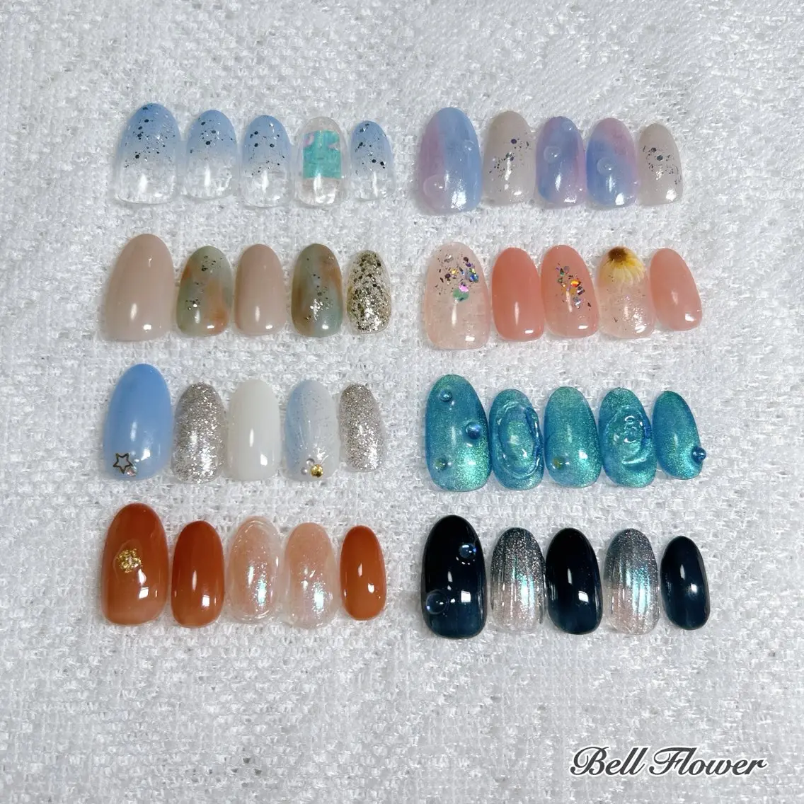 ネイル ハンドネイル Bell Flowerのネイルデザイン
