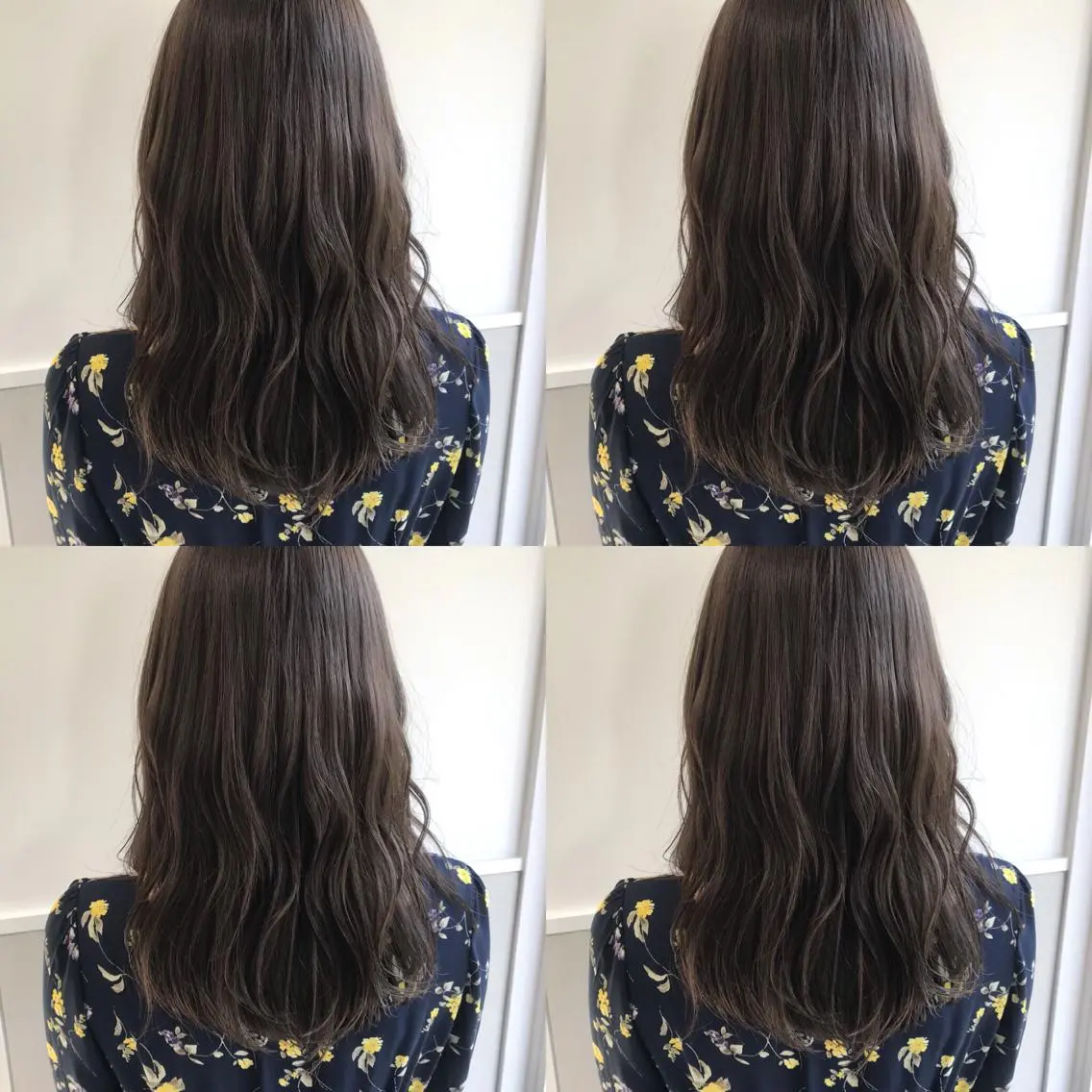 ミディアム カラー カット ヘアカラー 小栗 麻衣のヘアスタイル