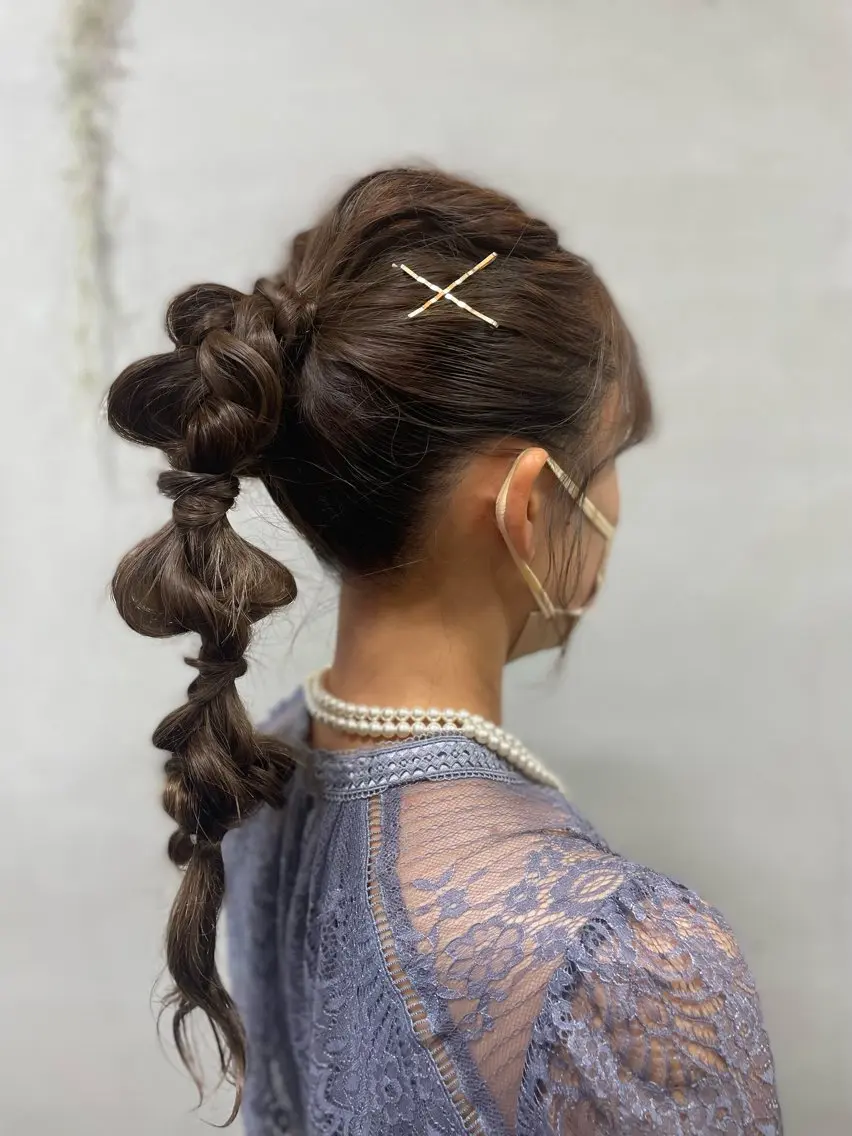 ヘアアレンジ Sallam Maenakaのヘアスタイル