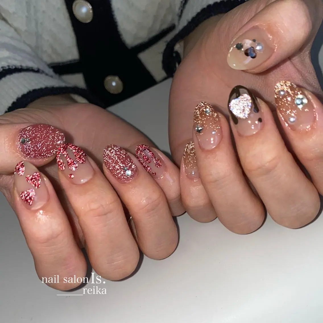 ネイル フラッシュネイル 持ち込み nail salon Is.  reikaのネイルデザイン