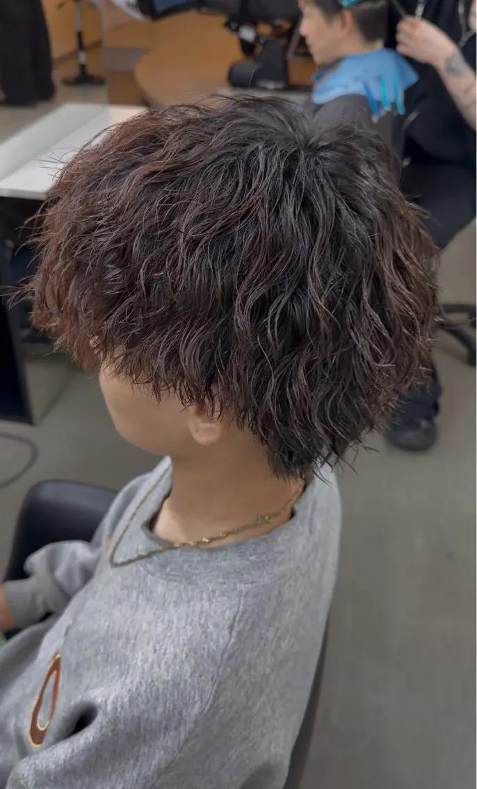 パーマ メンズ メンズパーマ ツイストスパイラルパーマ スパイラルパーマ カット パーマ 🔥メンズ特化🔥 メッシュ/パーマのヘアスタイル