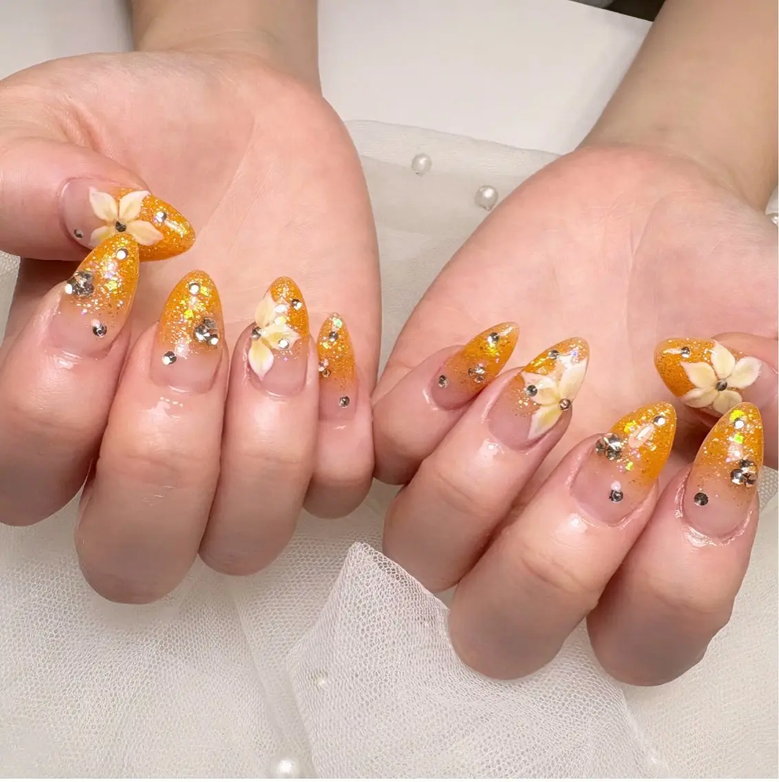 セミロング ハンドネイル 水野 海月のネイルデザイン