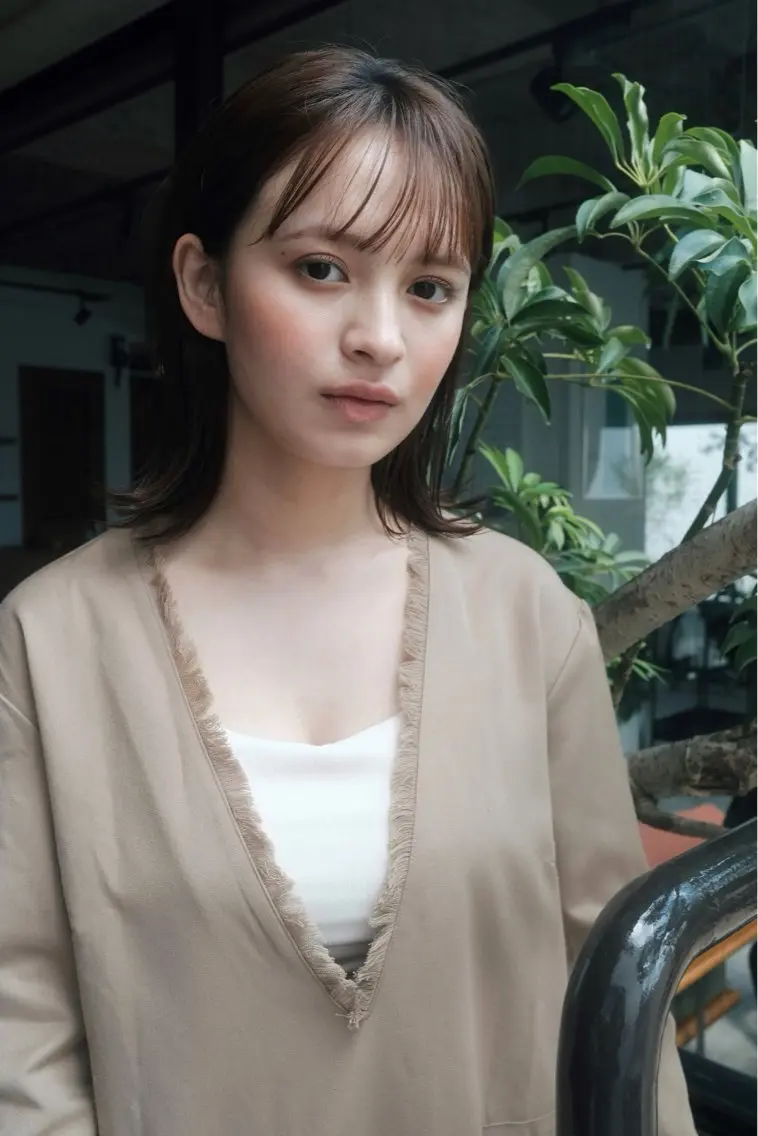 カラー＋deep トリートメント+前髪カットの写真