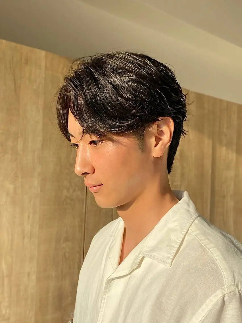 ショート パーマ yoshimi men's限定のヘアスタイル