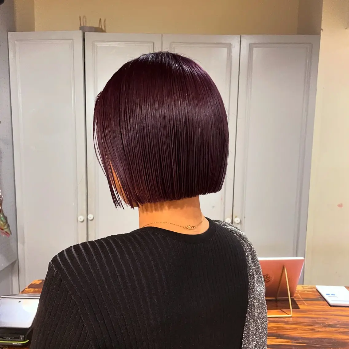 ミディアム カラー カット ヘアカラー トリートメント 🤩噂のMr.髪ポジ ティブ®️yu🤩のヘアスタイル