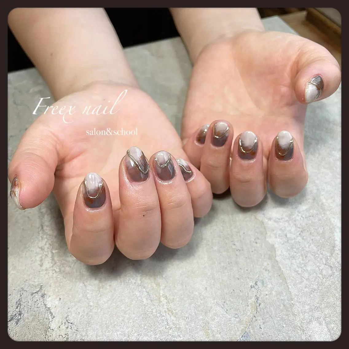 ネイル ニュアンスネイル ハンドネイル ハンドケア freex nail /ニュアンス/個性派のネイルデザイン