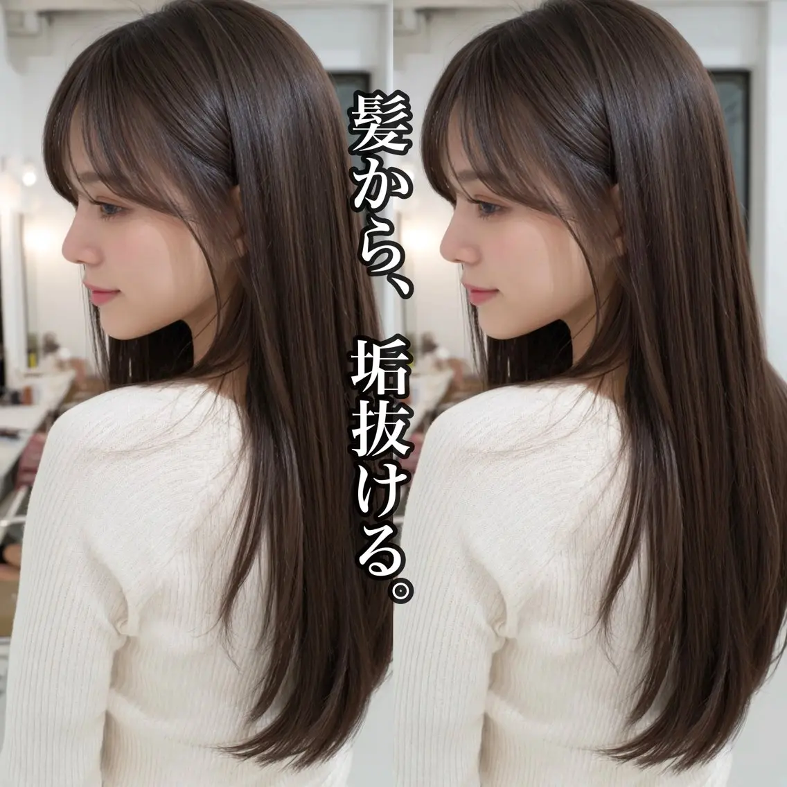 ロング 🩵U-topia 🩵高田　青空🩵のヘアスタイル