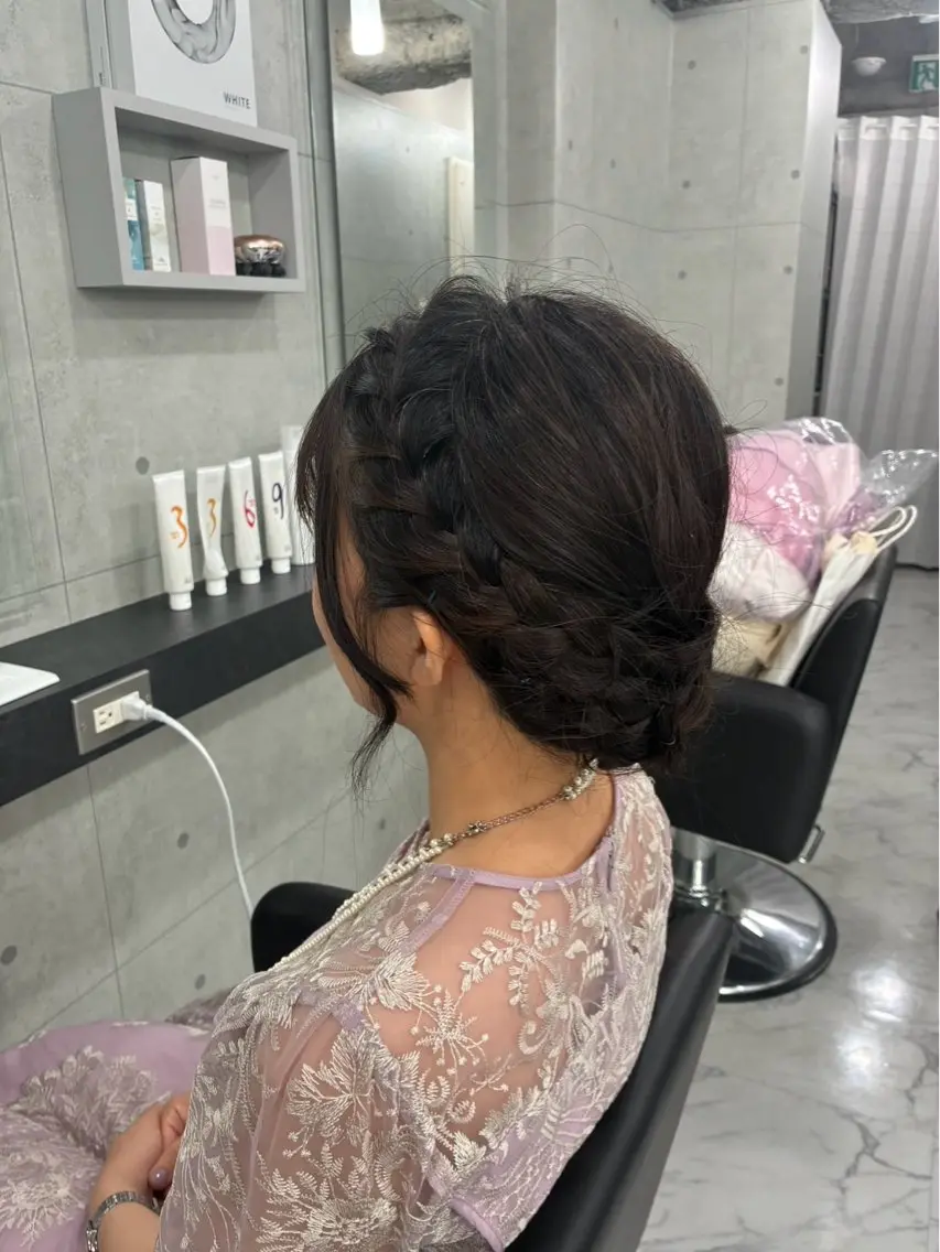 ヘアアレンジ ヘアセット Endearing 🌟銀座のヘアスタイル