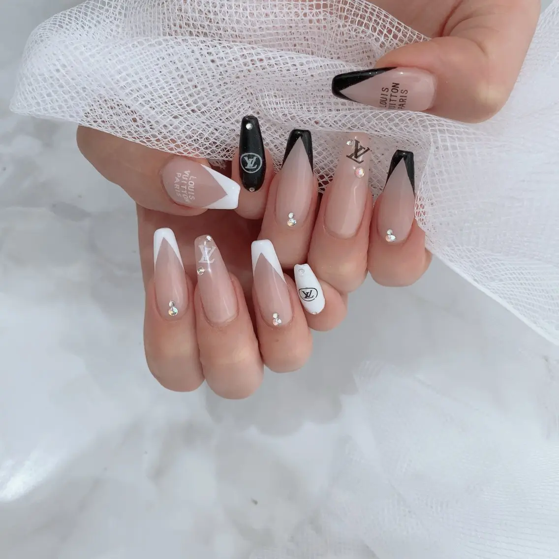 ネイル ロングネイル ハンドネイル SOL NAILのネイルデザイン