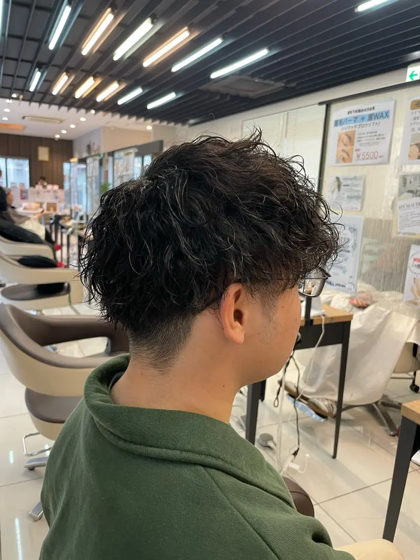 パーマ メンズ ヘアカラー トリートメント 檜皮 夢子のヘアスタイル