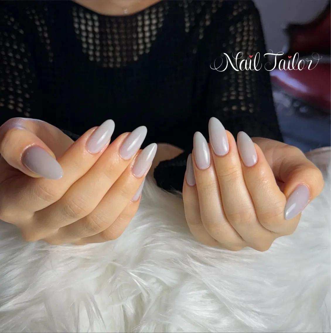 ネイル 長さ出し ロングネイル オフィスネイル ワンカラーネイル シンプルネイル ハンドネイル NailTailor ネイルテイラーのネイルデザイン