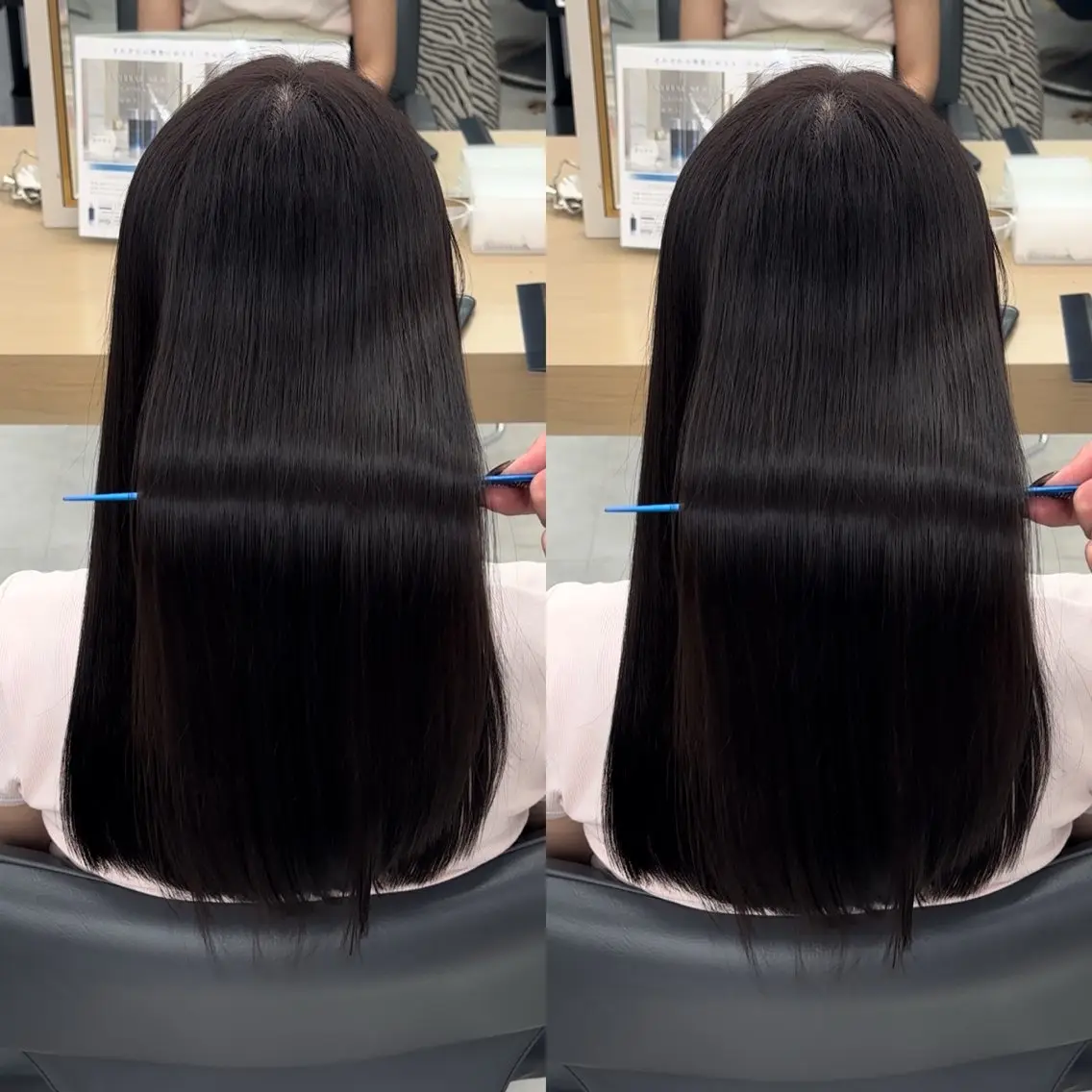 ロング カラー カット ヘアカラー 縮毛矯正 トリートメント 今話題の艶髪矯正 美艶カラー/FUKAのヘアスタイル