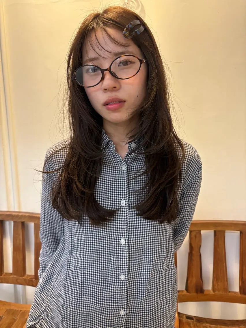 ロング カット 松林 芽依のヘアスタイル