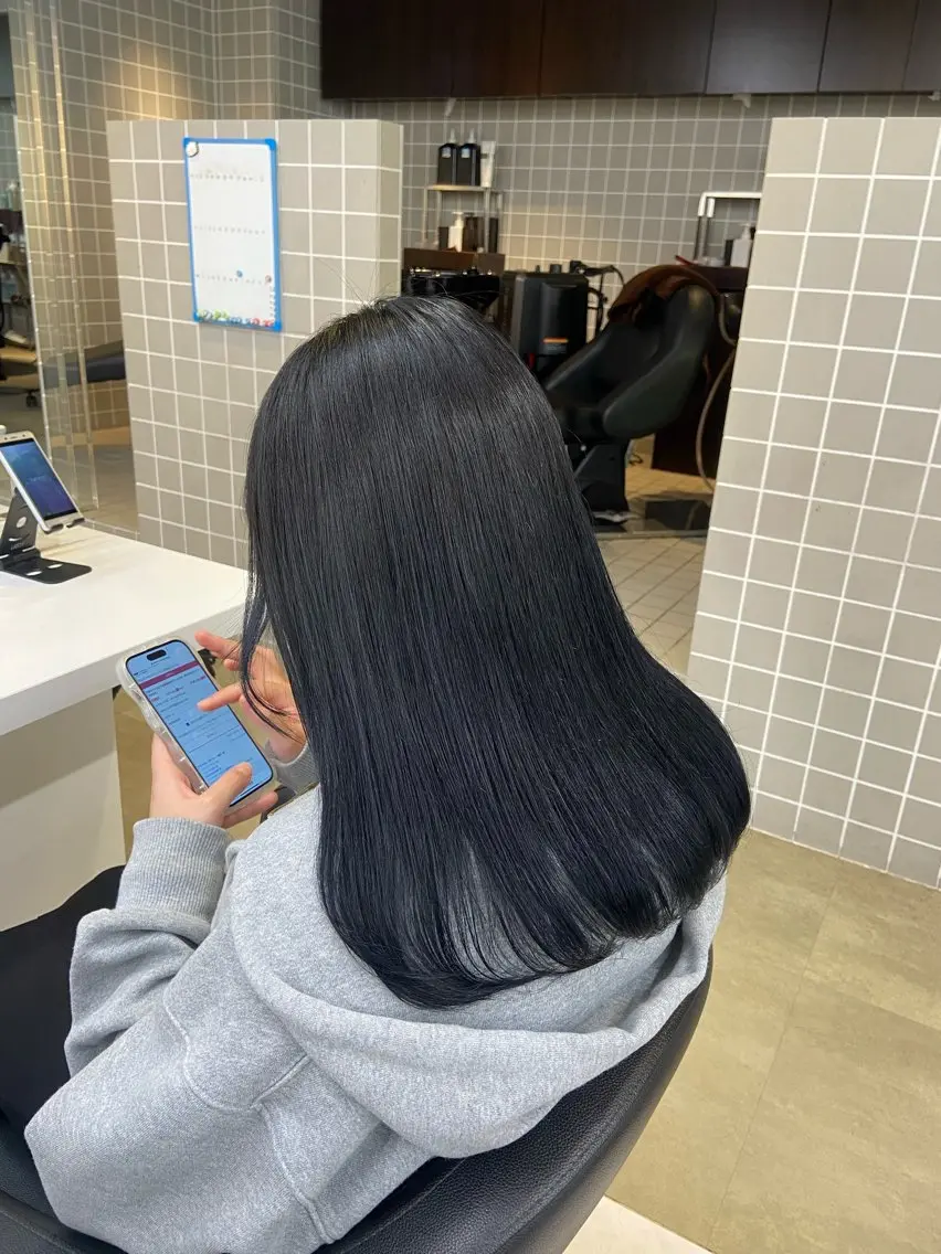 ミディアム カラー ヘアアレンジ Over hair_ misakiのヘアスタイル
