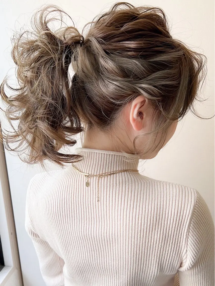 ヘアアレンジ ヘアセット 海外メンズヘア✨ メテオストレート山口のヘアスタイル