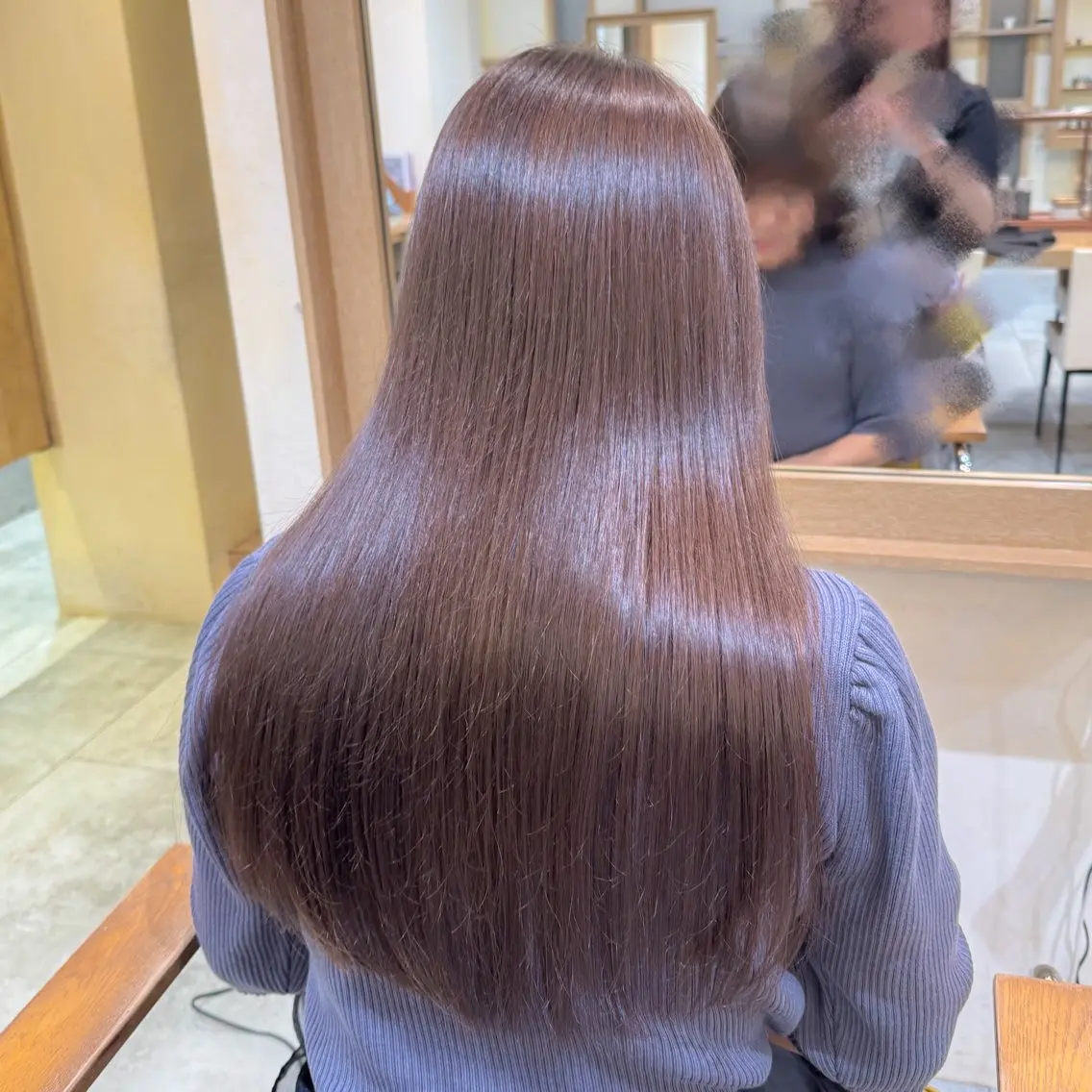 カラー ベージュカラー ブラウンカラー 透明感カラー グレージュ ヘアカラー トリートメント ✨️うる艶カラー 🫧吉松佳穂🫧のヘアスタイル