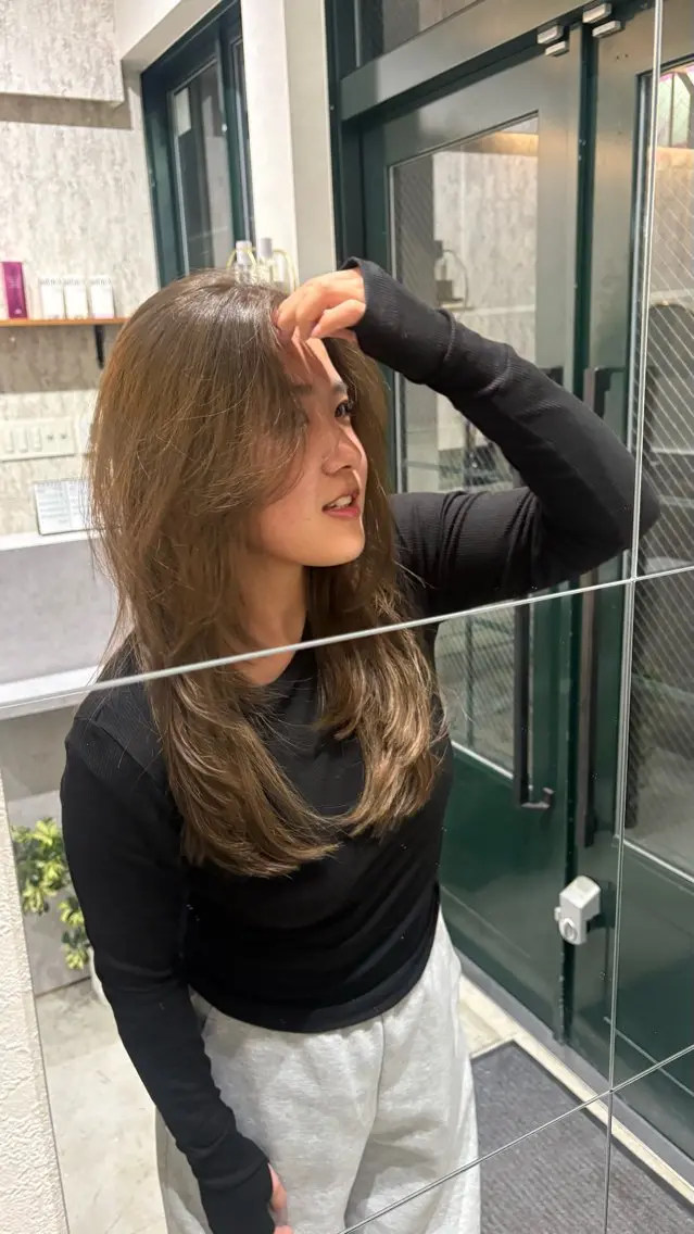 ロング カラー ヘアカラー BALANCE. CERANANAのヘアスタイル