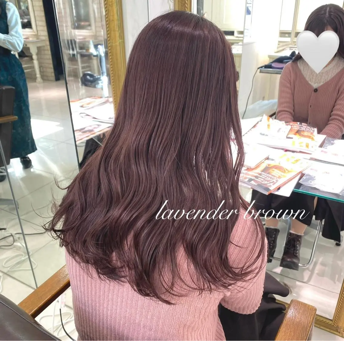 ロング カラー ヘアアレンジ 透明感カラー 古山 結季🌙🖤のヘアスタイル
