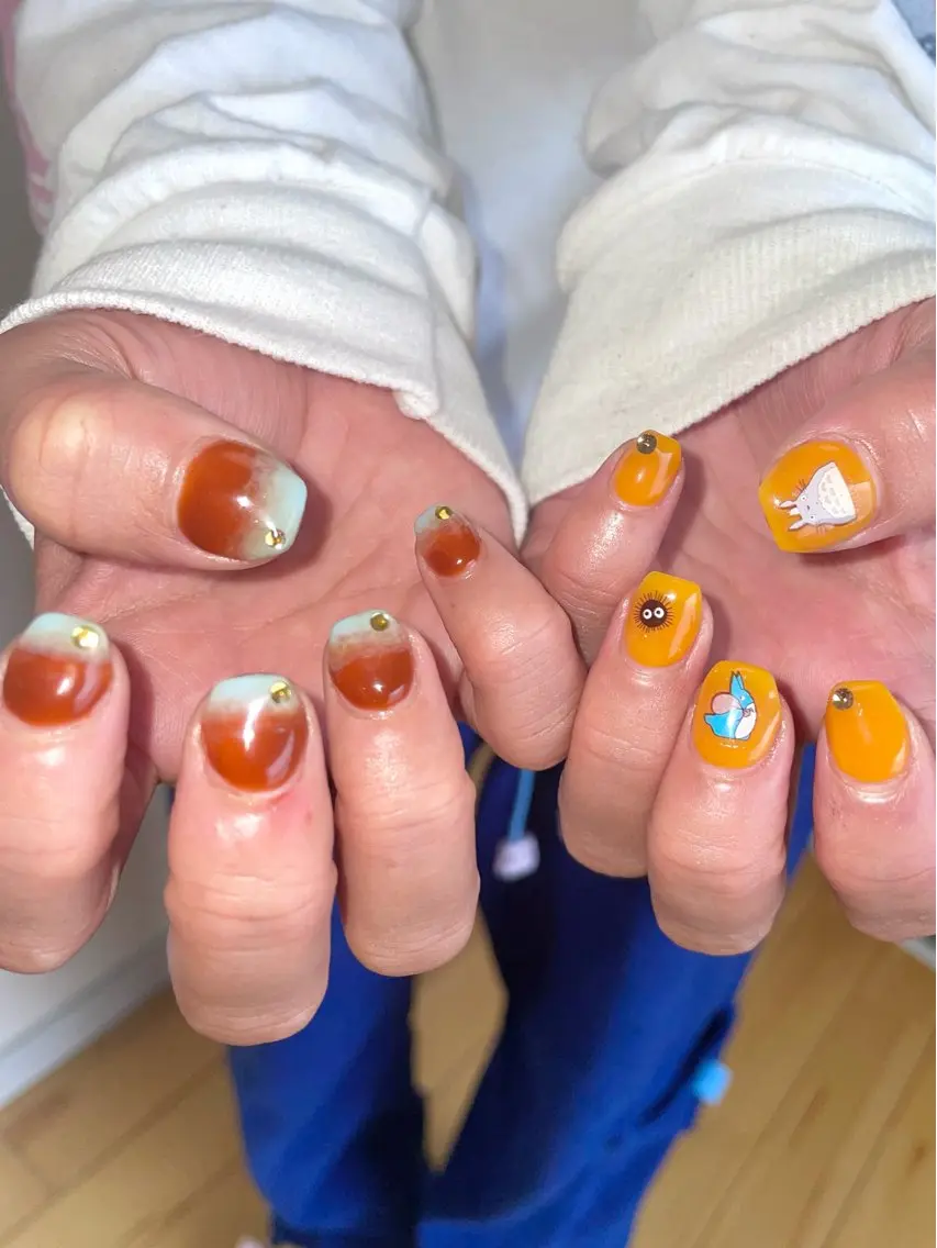ネイル ハンドネイル Nail ヌシん家 AKANEのネイルデザイン