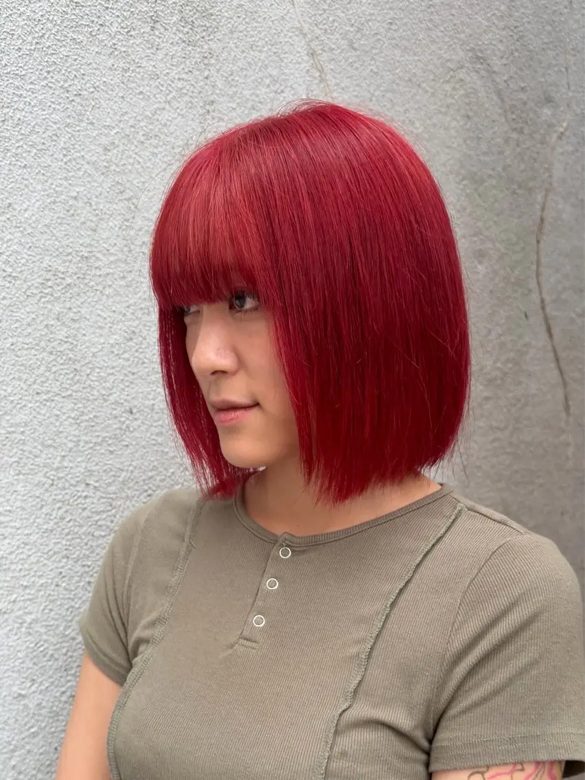 ミディアム カラー 【暖色カラー＋色持ち 重視】💟まなみのヘアスタイル
