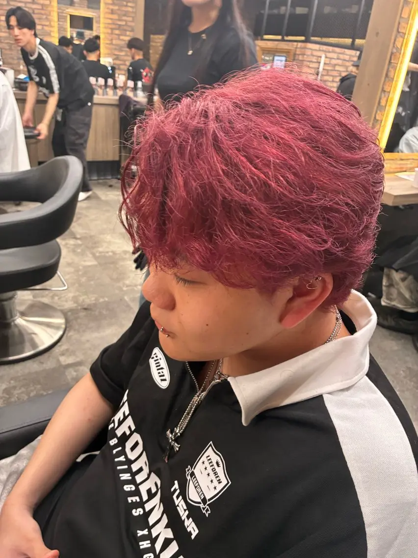 カラー ヘアカラー ⚡️【メンズモデル 募集中】⚡️RIKUのヘアスタイル