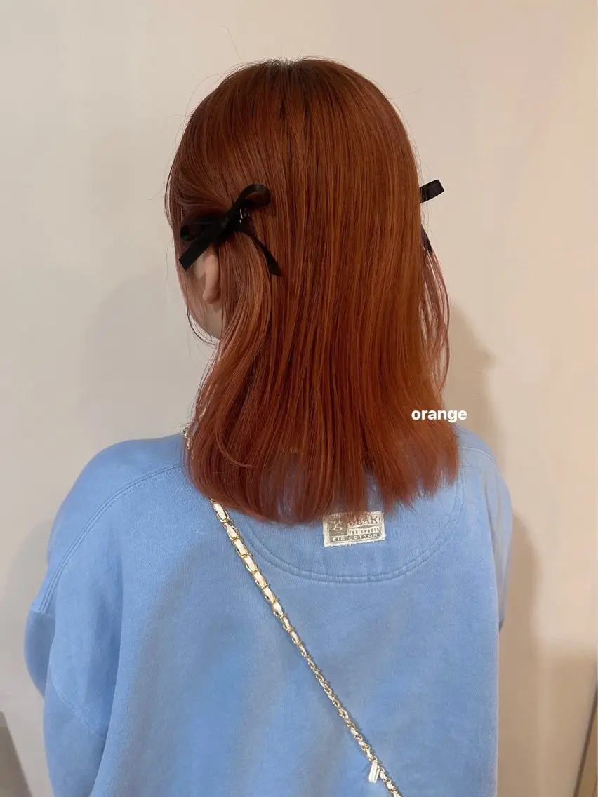 ブリーチなしダブルカラーの写真