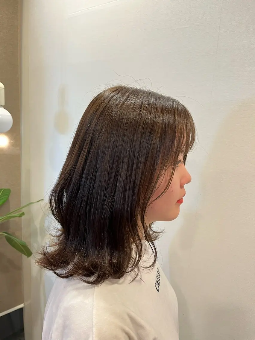 ロング 田中 結月のヘアスタイル