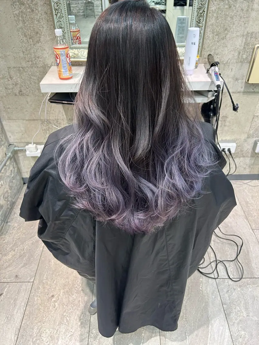 ロング 🤍韓国風ヘア 柴田真帆🤍のヘアスタイル
