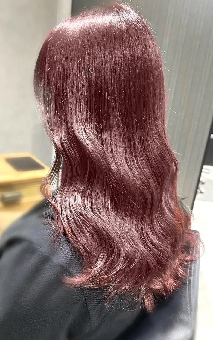 セミロング カラー バレイヤージュ ブリーチ ケアブリーチ ダブルカラー イヤリングカラー 野村 俊太のヘアスタイル