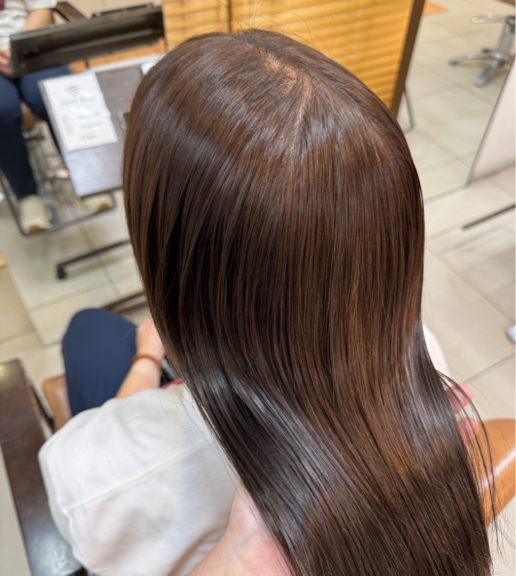 ロング 髪質改善 池田 菜摘のヘアスタイル