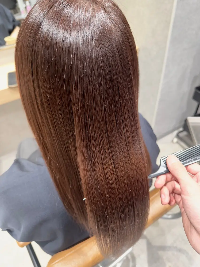 ロング パーマ 縮毛矯正 髙栁 公暉🇰🇷💫のヘアスタイル
