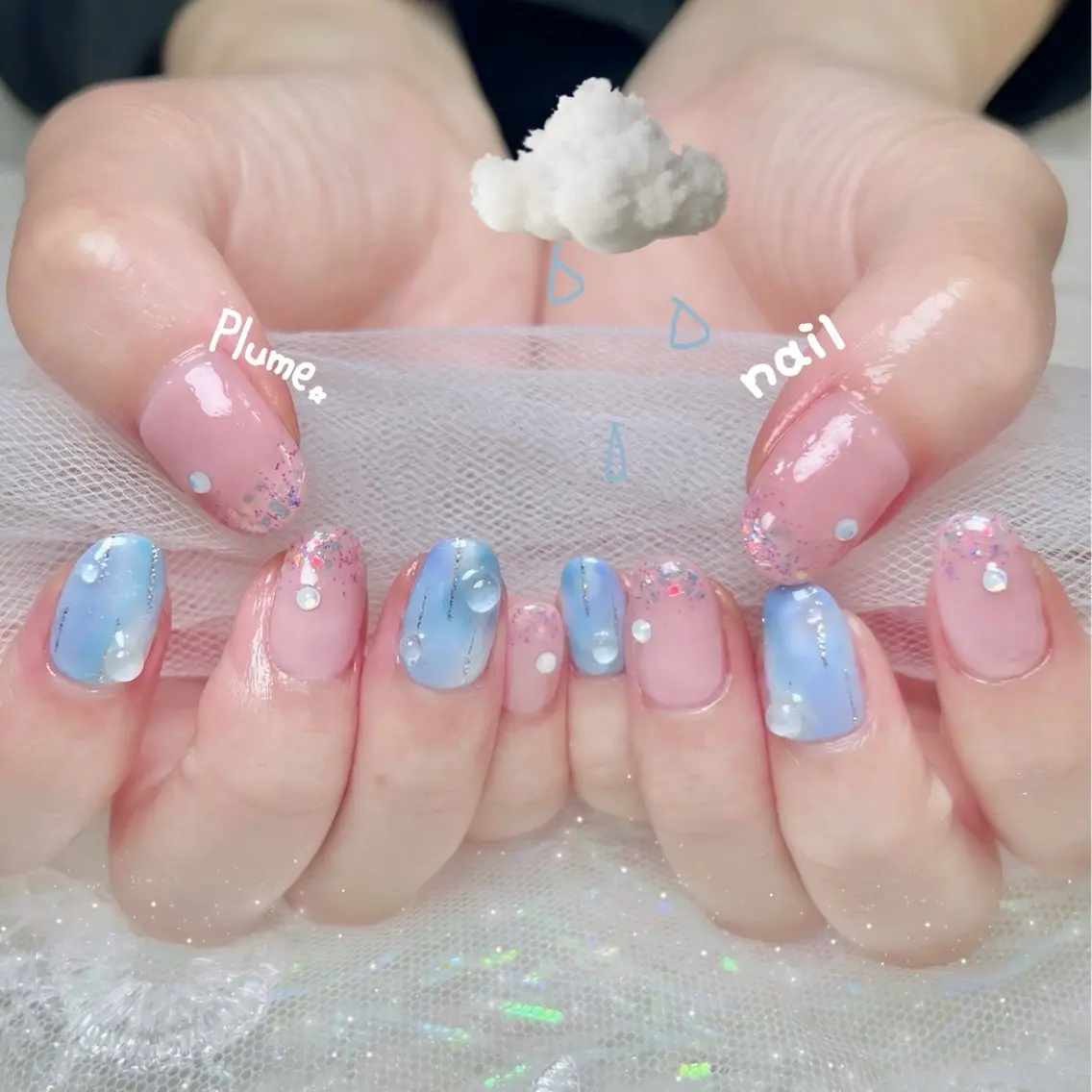 ネイル ハンドネイル plume nail ☆韓国ネイルのネイルデザイン