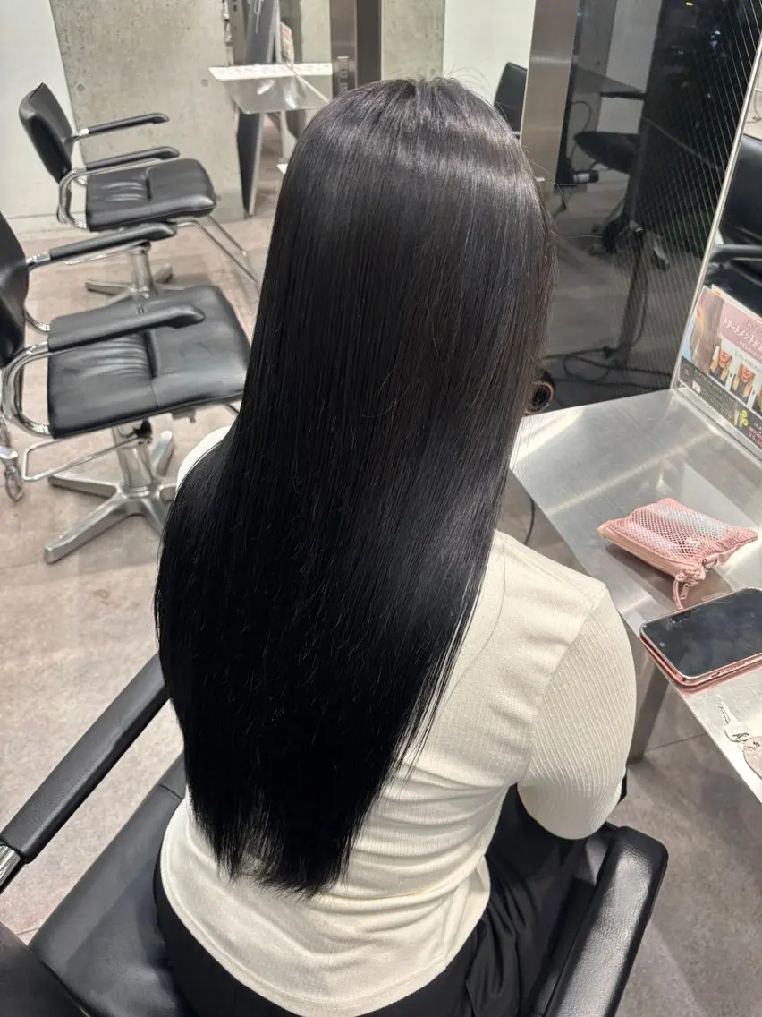 ロング カラー ヘアカラー 艶カラー/カラー モデル募集中/シンヤのヘアスタイル