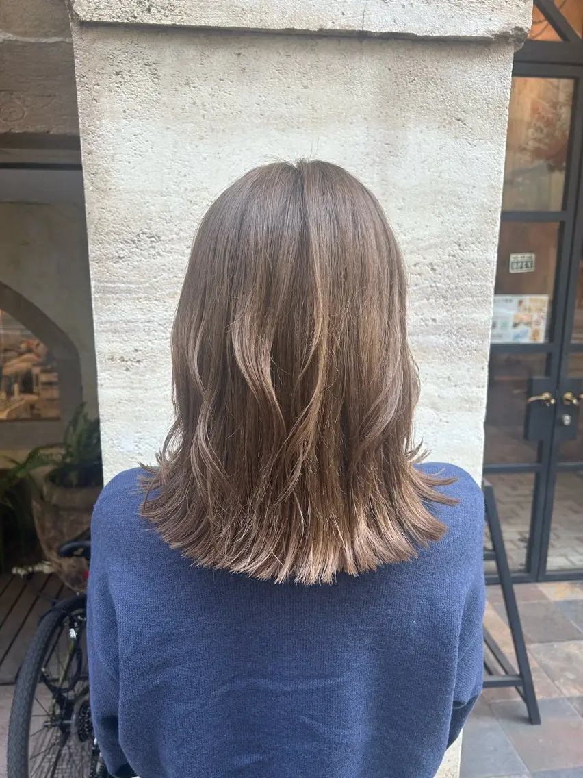 ミディアム カット ヘアカラー トリートメント Reir_吉祥寺 バンレイカのヘアスタイル