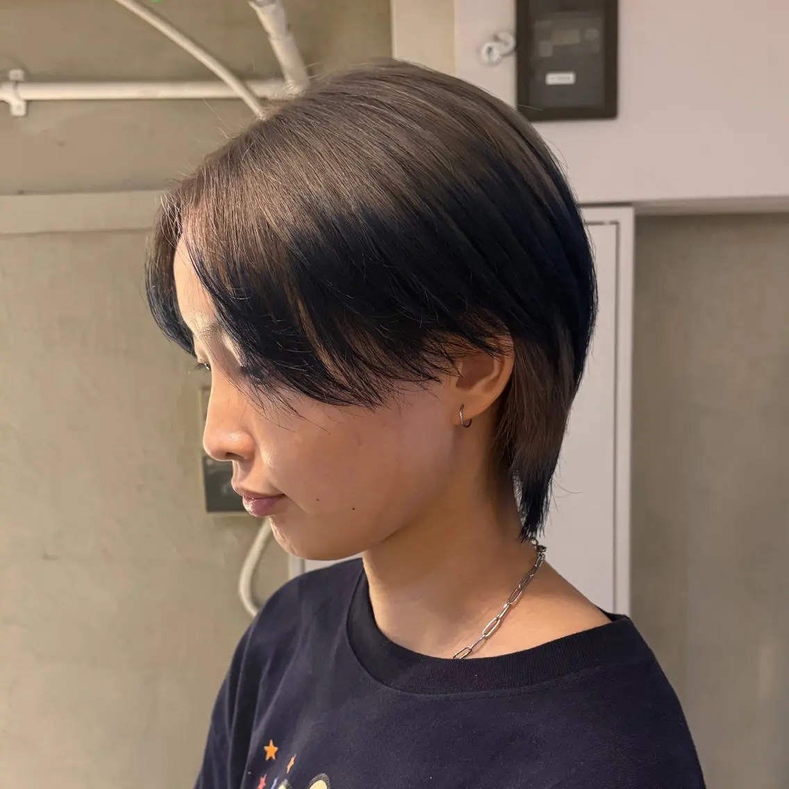 ショート カラー ヘアアレンジ ヘアカラー トリートメント ヘアセット 🫧ハイトーン×艶 カラー🫧 Rionのヘアスタイル