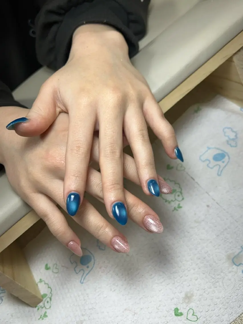 ネイル アートネイル チークネイル 長さ出し フレンチネイル ジェルネイル 🦋new Nail🦋ニノのネイルデザイン