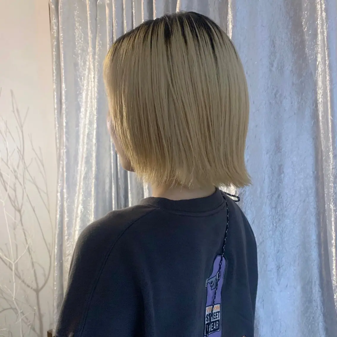 ミディアム ヘアカラー 中村 功樹のヘアスタイル