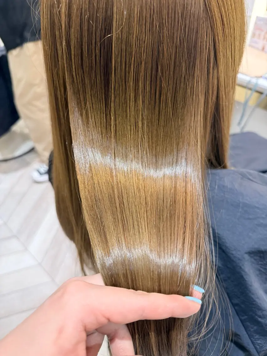ロング カラー 透明感カラー🫧 幕内梨乃亜のヘアスタイル