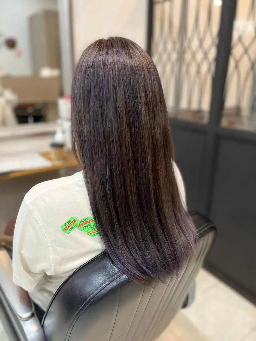 カラー ヘアカラー 艶髪🥣透明感カラー 🫧前田奈津実のヘアスタイル