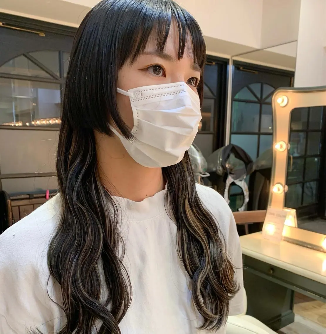 ロング カラー パーマ ヘアアレンジ キッズ ネイル マツエク・マツパ ヘアカラー トリートメント hiro【沿線で叶う 似合わせhair】のヘアスタイル