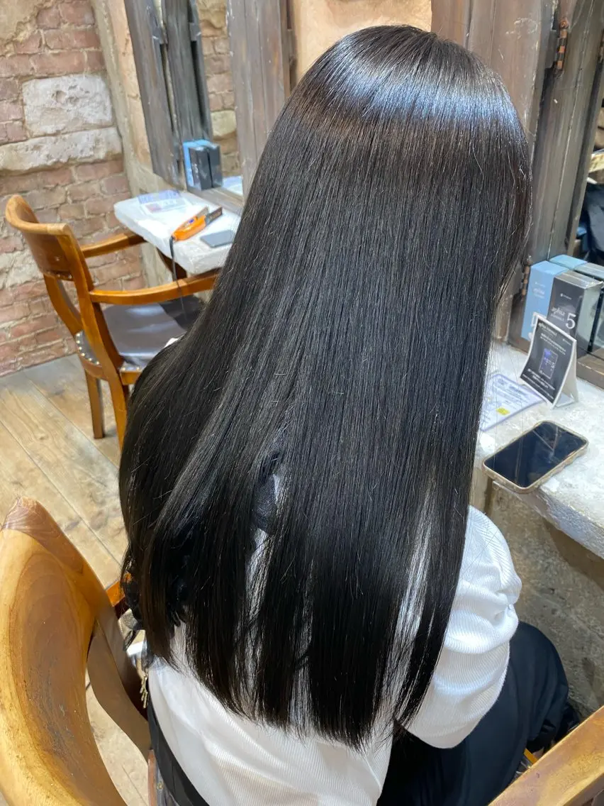 ロング カラー 髪質改善/ 大久保壯真のヘアスタイル