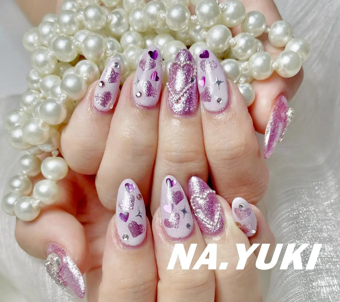 ネイル ハンドネイル ハンドケア 🌷 Mooning 🌷のネイルデザイン