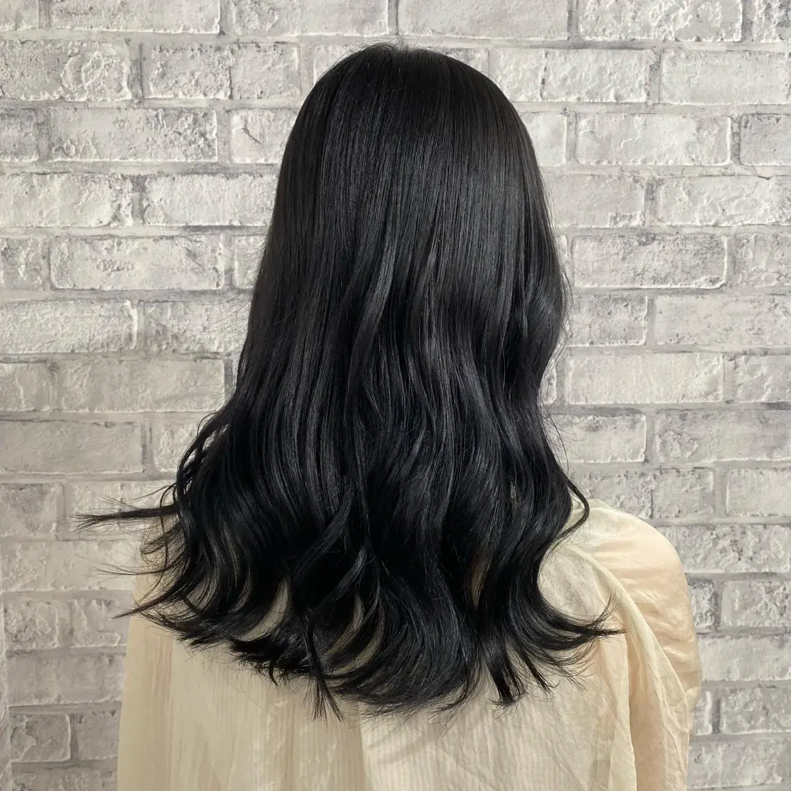 ロング アッシュ アッシュグレー アッシュグレージュ ミストバング ピンクブラウン 似合わせカラー♡髪質 改善🎀サトカ🍒のヘアスタイル