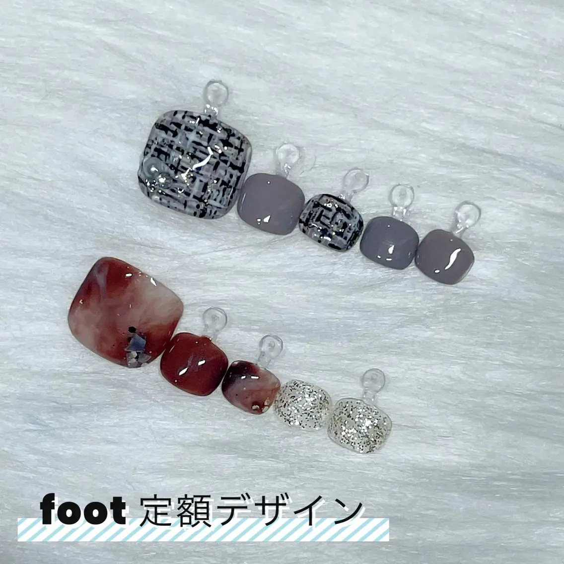 ネイル フットネイル 加藤 千鈴のネイルデザイン